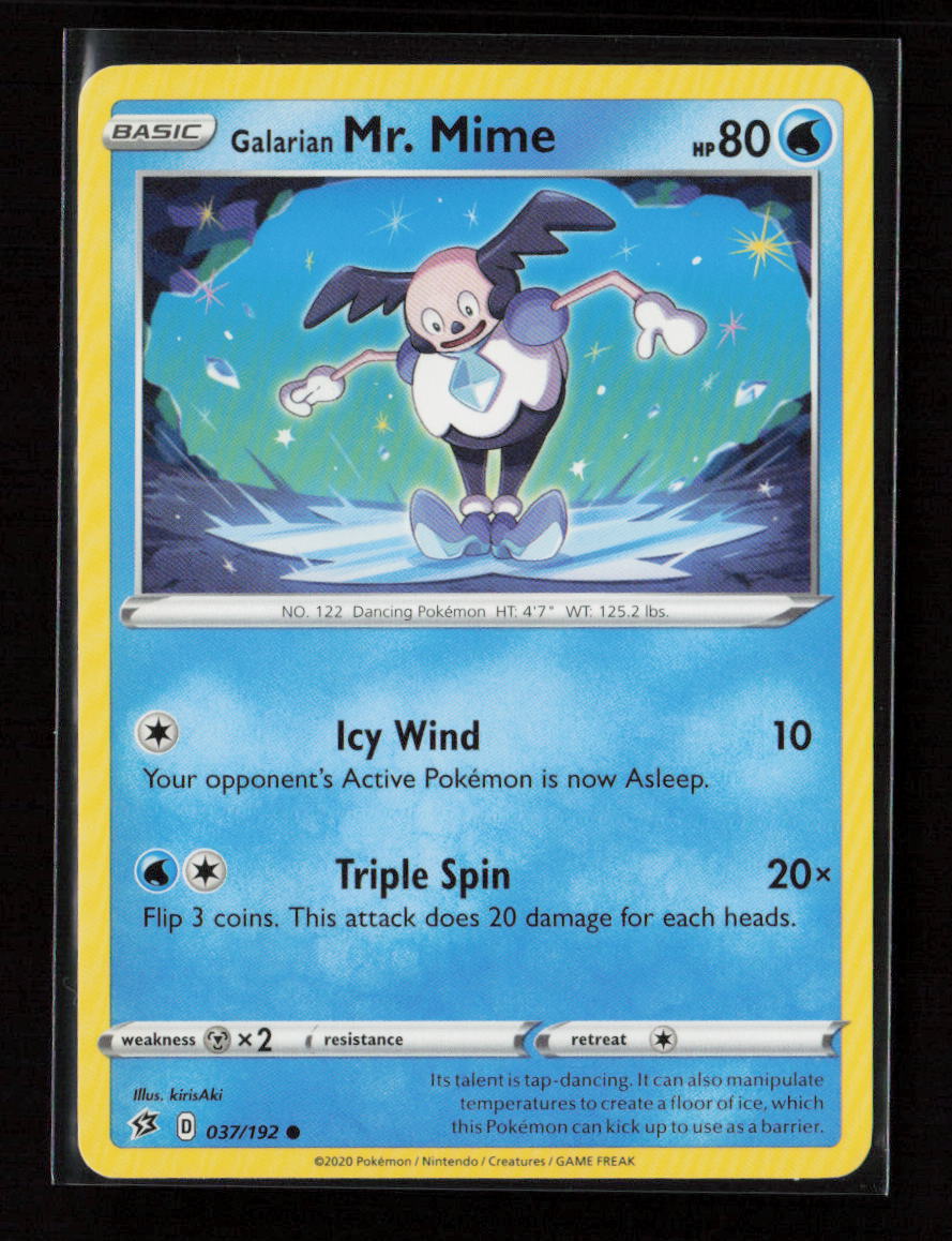 Galarian Mr. Mime Common SWSH02: Rebel Clash 037/192 LP