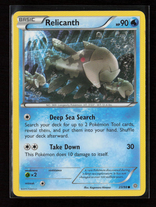 Relicanth Common XY - Ancient Origins 23/98 LP