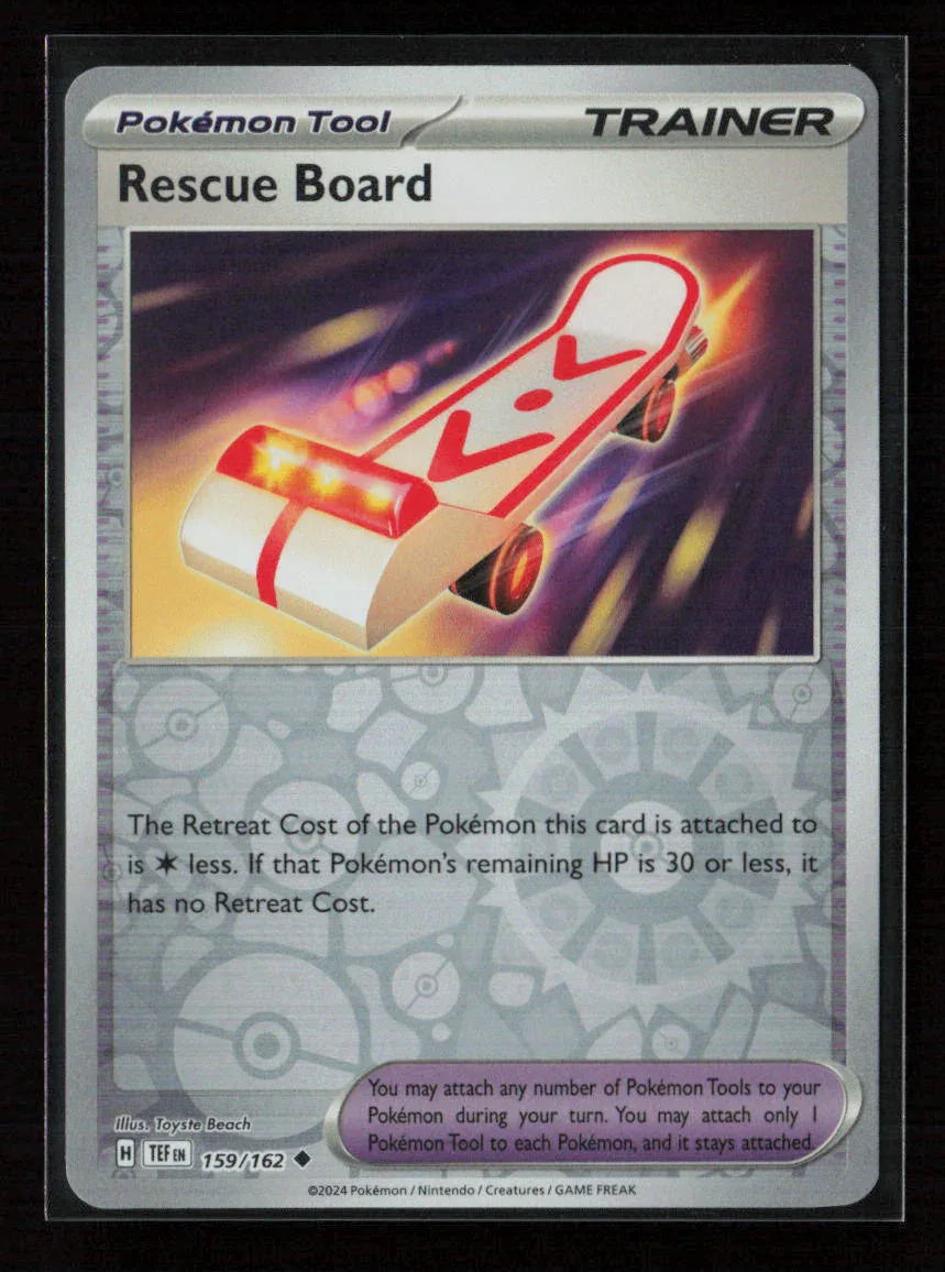 Rescue Board Uncommon SV05: Temporal Forces 159/162 NM - Kang's Collectibles