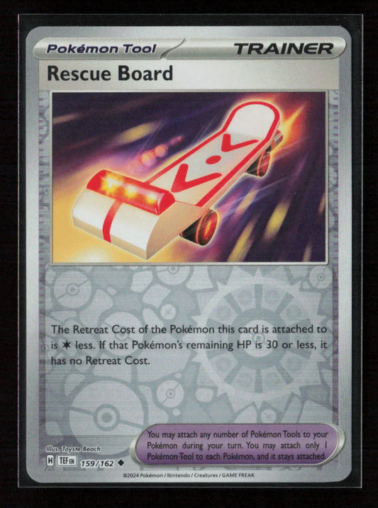Rescue Board Uncommon SV05: Temporal Forces 159/162 NM - Kang's Collectibles