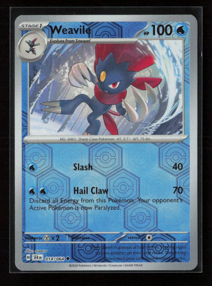 Weavile Uncommon SV: Shrouded Fable 014/064 NM - Kang's Collectibles