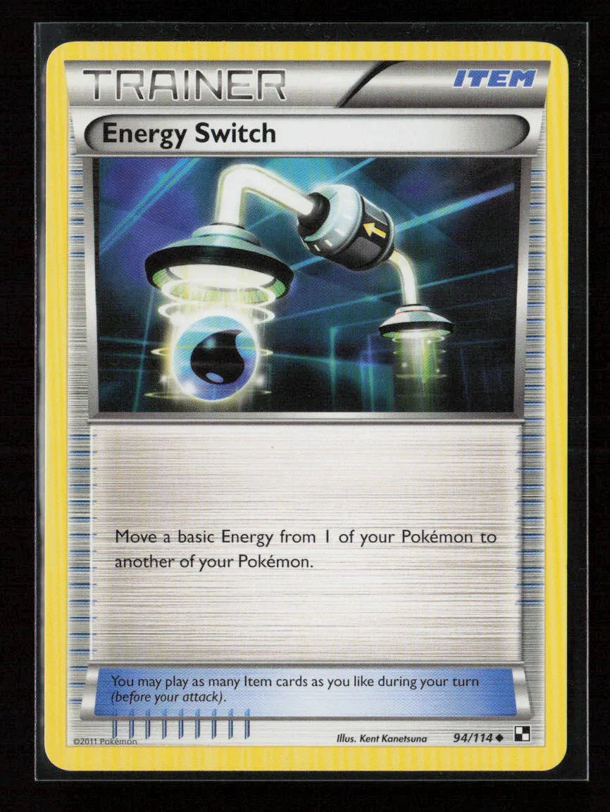 Energy Switch Uncommon Black and White 94/114 NM - Kang's Collectibles