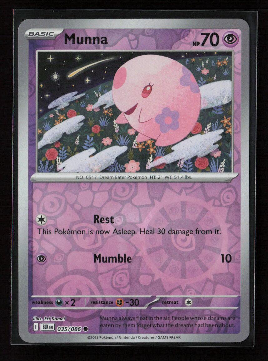 Munna Common SV: Black Bolt 035/086 NM - Kang's Collectibles