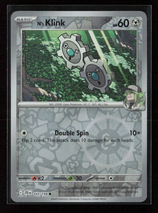 N's Klink Common SV09: Journey Together 103/159 NM - Kang's Collectibles