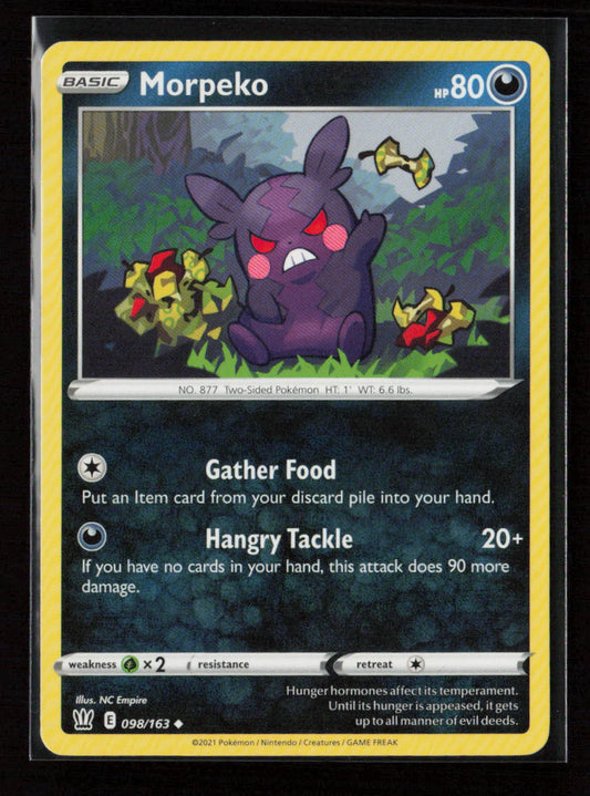 Morpeko Uncommon SWSH05: Battle Styles 098/163 LP