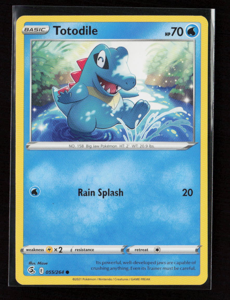 Totodile Common SWSH08: Fusion Strike 055/264 LP