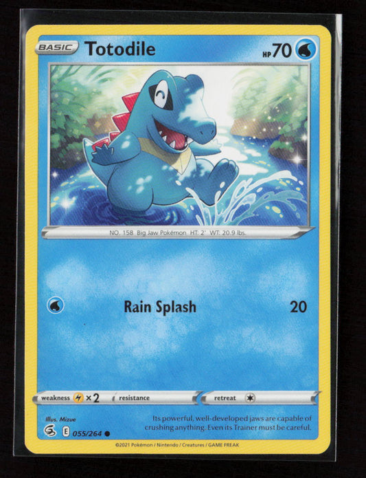 Totodile Common SWSH08: Fusion Strike 055/264 LP