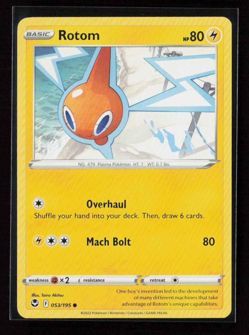 Rotom Common SWSH12: Silver Tempest 053/195 LP