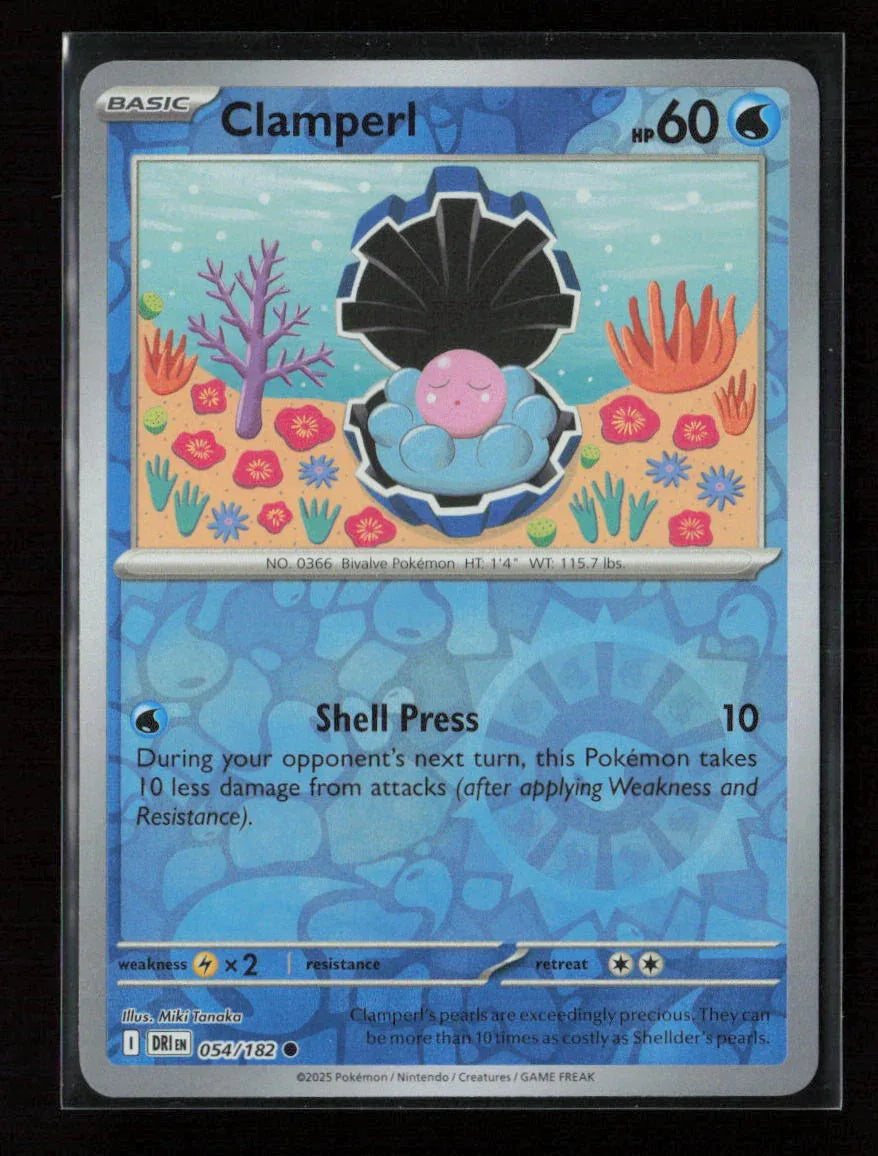 Clamperl - Common SV10: Destined Rivals 054/182 NM - Kang's Collectibles