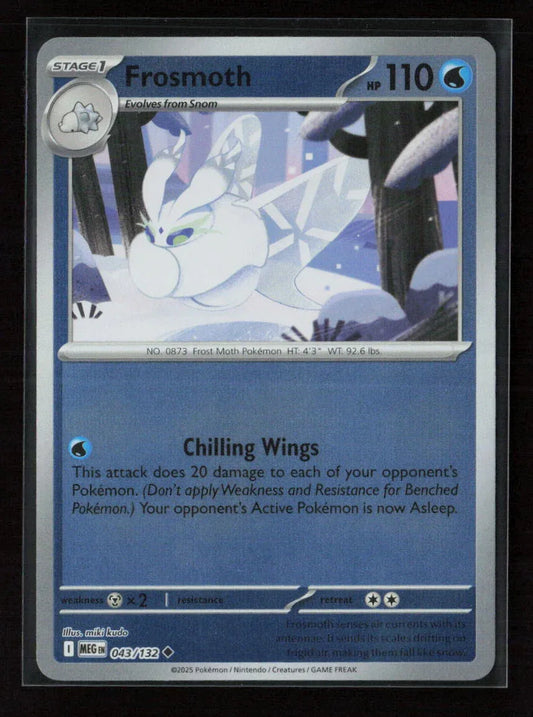 Frosmoth Uncommon ME01: Mega Evolution 043/132 NM - Kang's Collectibles