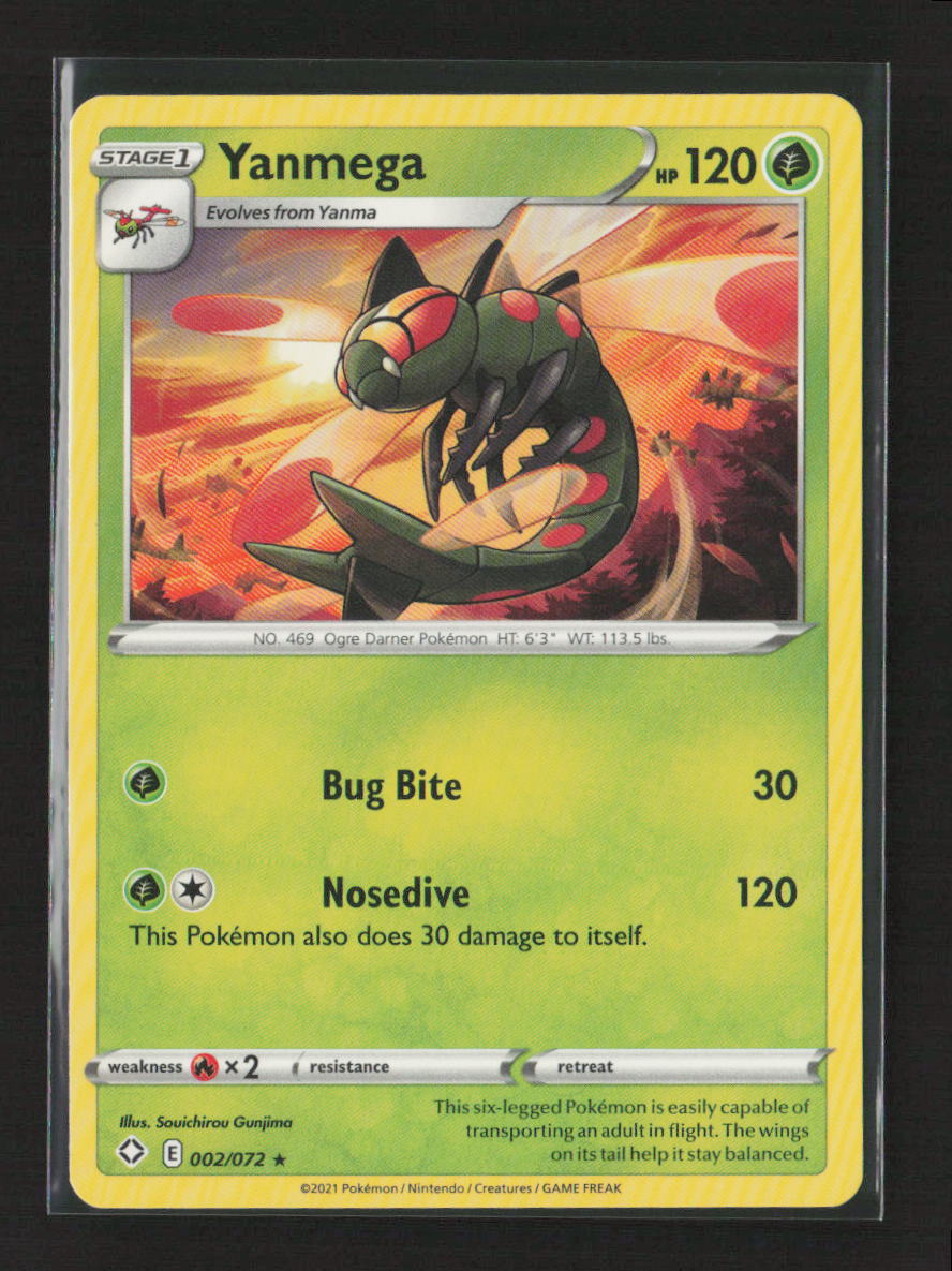 Yanmega Rare Shining Fates 002/072 LP