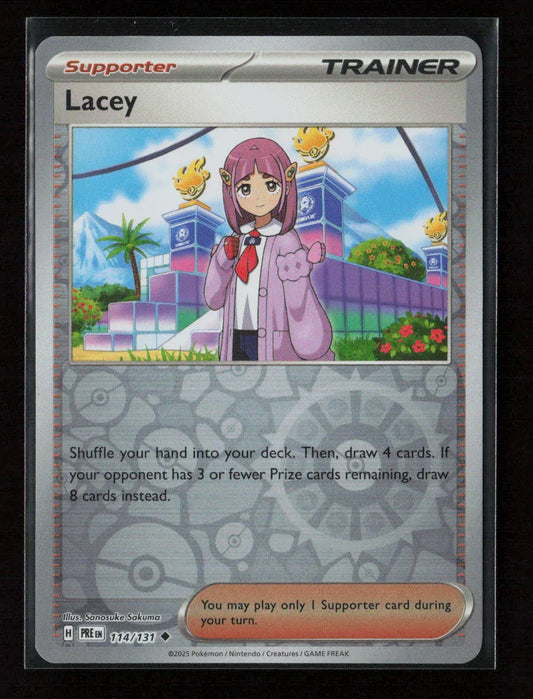 Lacey - Uncommon SV: Prismatic Evolutions 114/131 NM - Kang's Collectibles