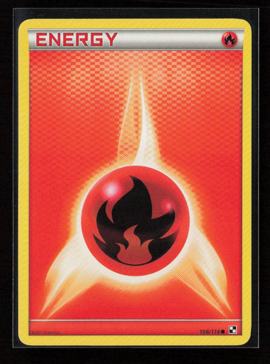 Fire Energy Common Black and White 106/114 LP