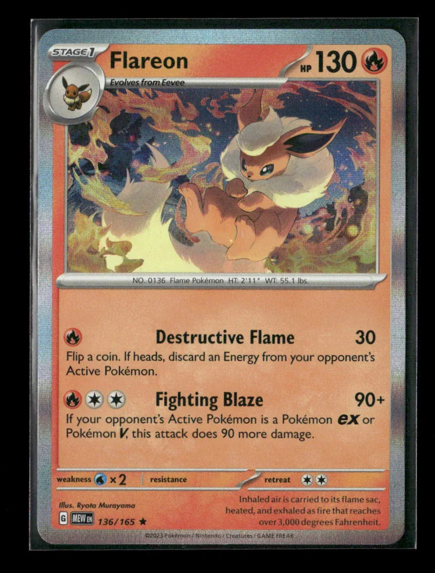 Flareon Rare SV: Prismatic Evolutions 013/131 NM - Kang's Collectibles