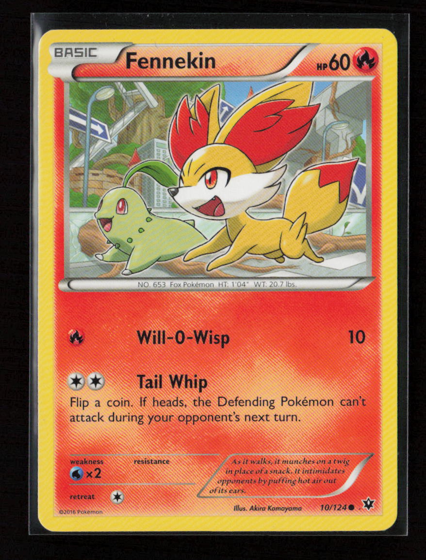 Fennekin (10) Common XY - Fates Collide 10/124 LP