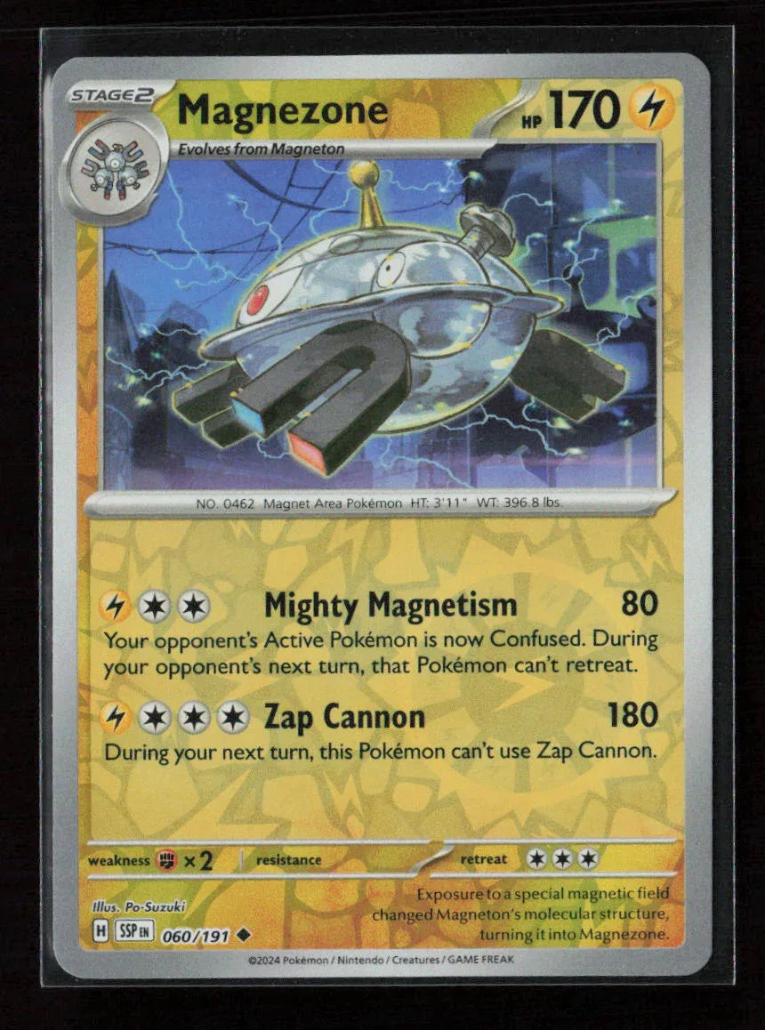 Magnezone Uncommon SV08: Surging Sparks 060/191 NM - Kang's Collectibles