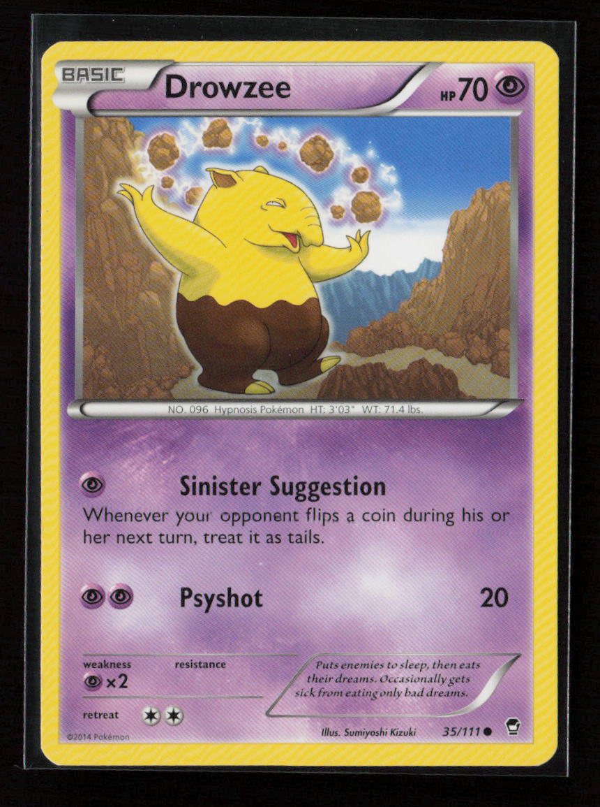Drowzee Common XY - Furious Fists 35/111 LP