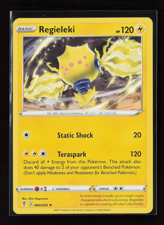 Regieleki Holo Rare SWSH07: Evolving Skies 060/203 LP