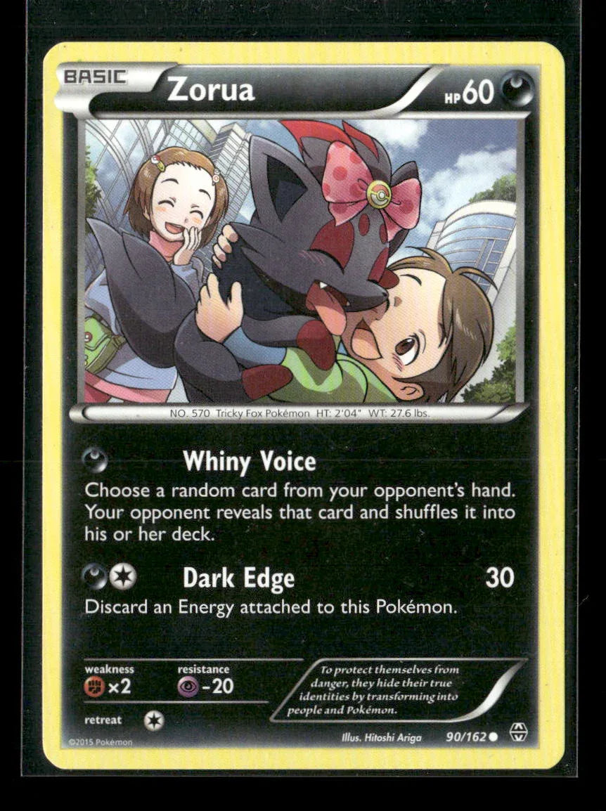 Zorua (90) Common XY - BREAKthrough 90/162 LP - Kang's Collectibles