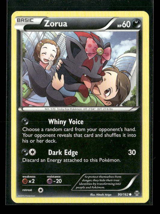 Zorua (90) Common XY - BREAKthrough 90/162 LP - Kang's Collectibles
