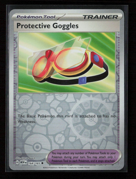 Protective Goggles Uncommon SV: Scarlet & Violet 151 164/165 NM