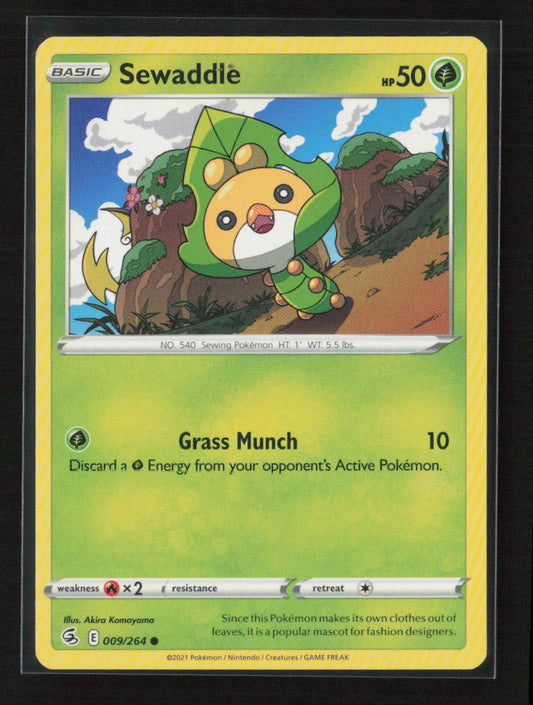 Sewaddle Common SWSH08: Fusion Strike 009/264 LP