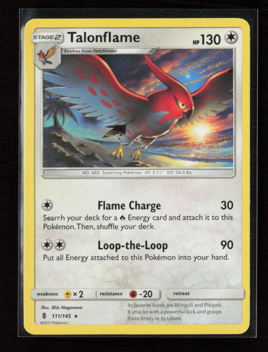 Talonflame Rare SM - Guardians Rising 111/145 LP