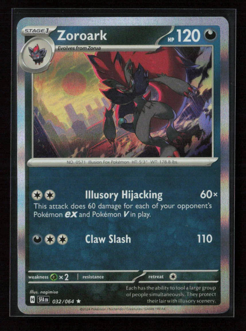 Zoroark Rare SV: Shrouded Fable 032/064 NM - Kang's Collectibles