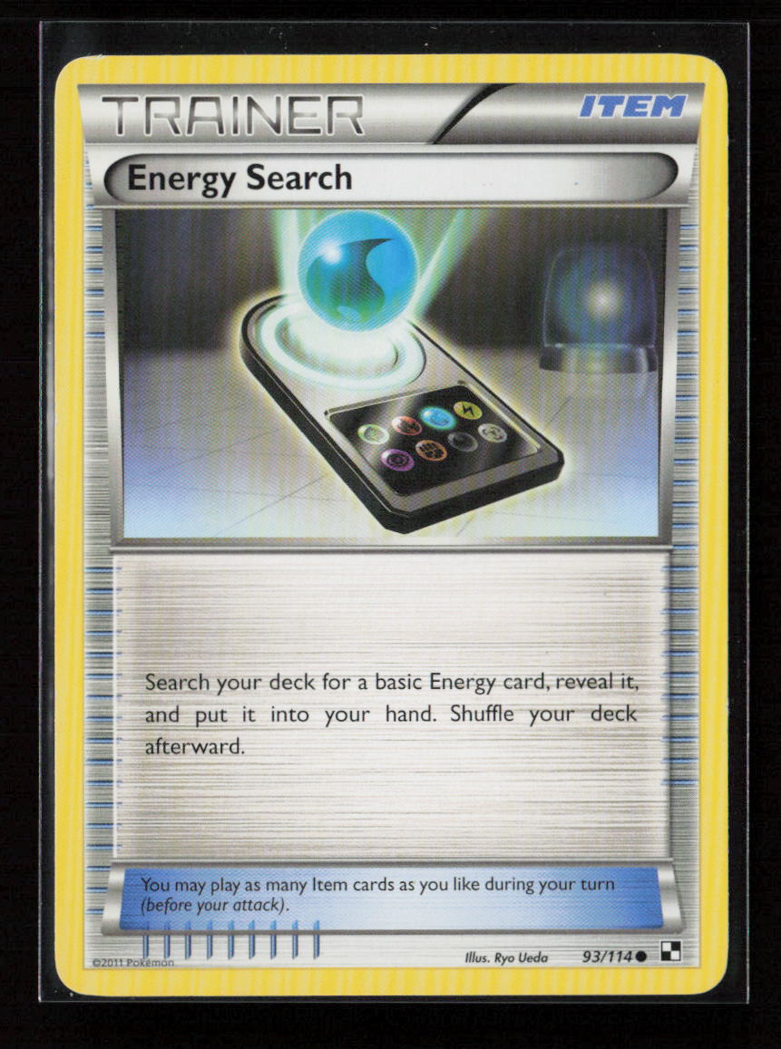 Energy Search Common Black and White 93/114 LP