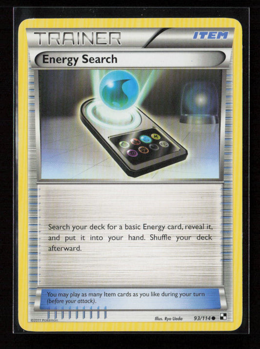 Energy Search Common Black and White 93/114 LP