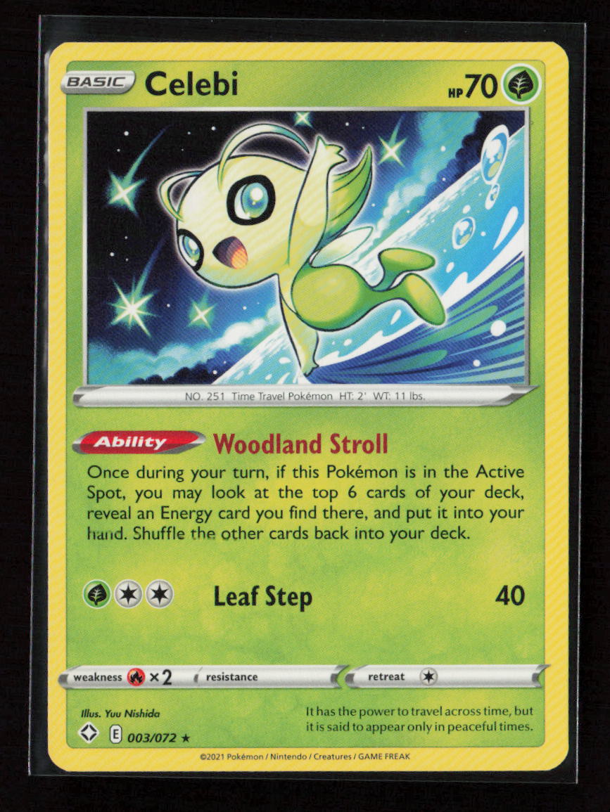 Celebi Rare Shining Fates 003/072 LP