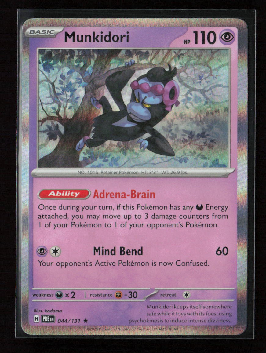 Munkidori Rare SV: Prismatic Evolutions 044/131 NM