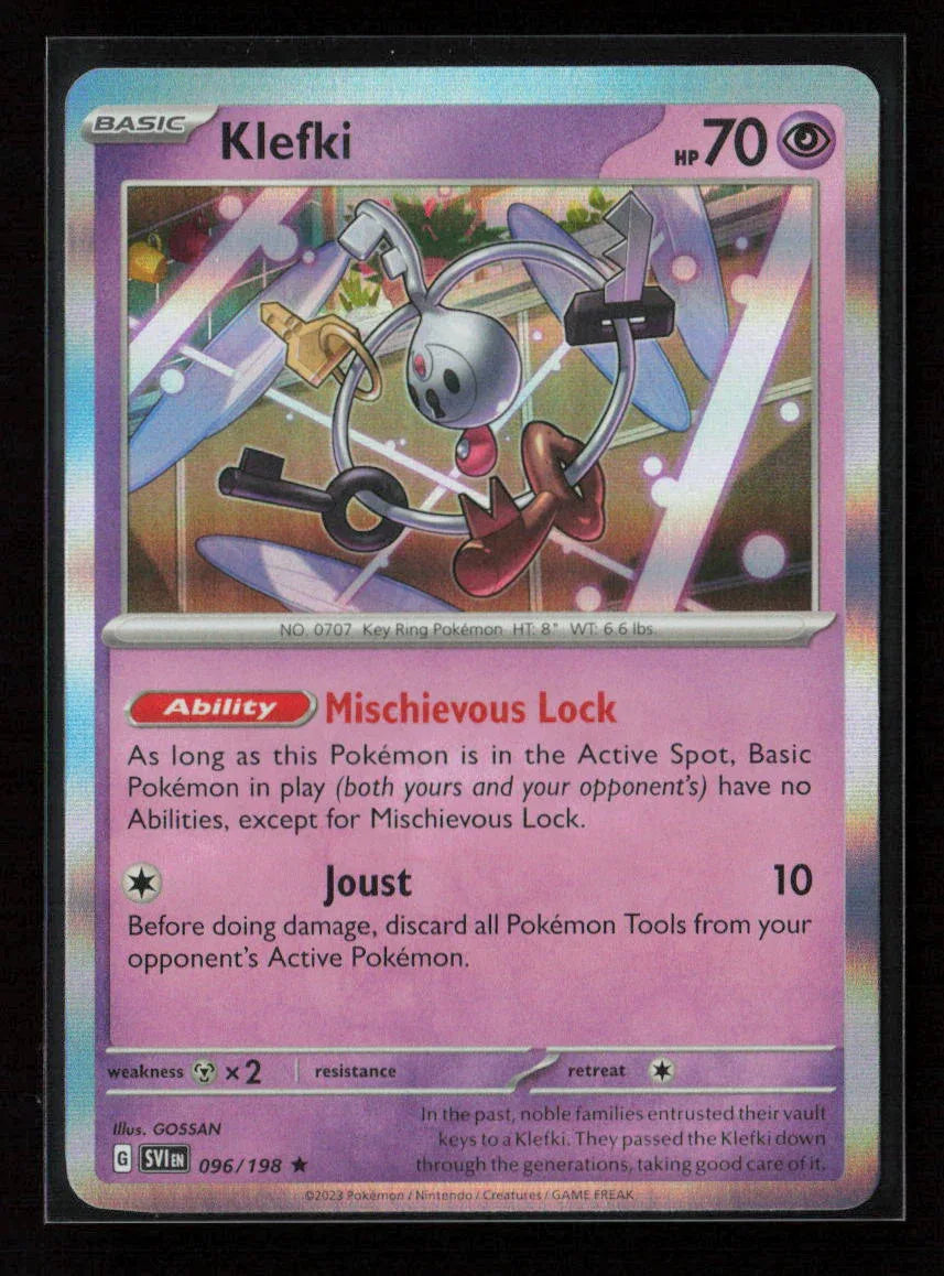 Klefki Rare SV01: Scarlet & Violet Base Set 096/198 NM - Kang's Collectibles