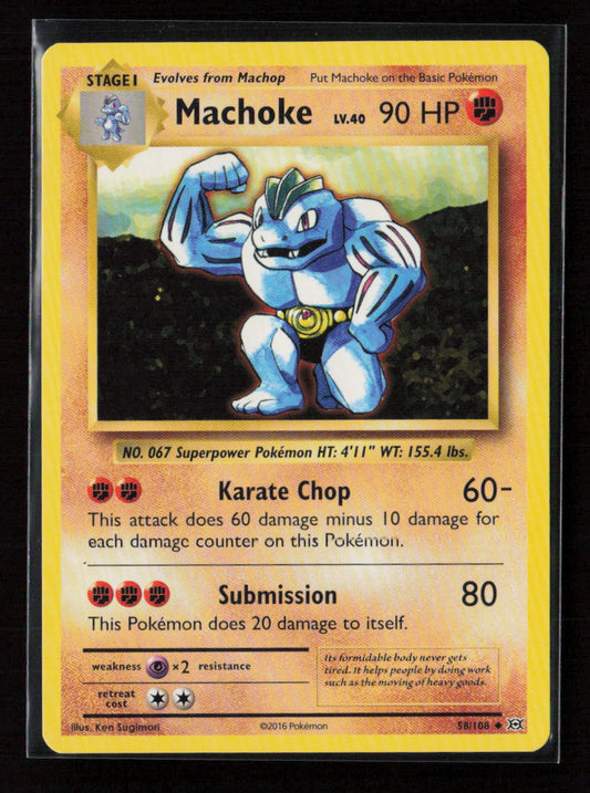 Machoke Uncommon XY - Evolutions 58/108 LP