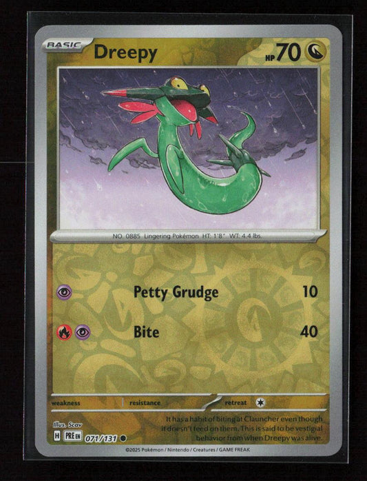 Dreepy Common SV: Prismatic Evolutions 071/131 NM - Kang's Collectibles
