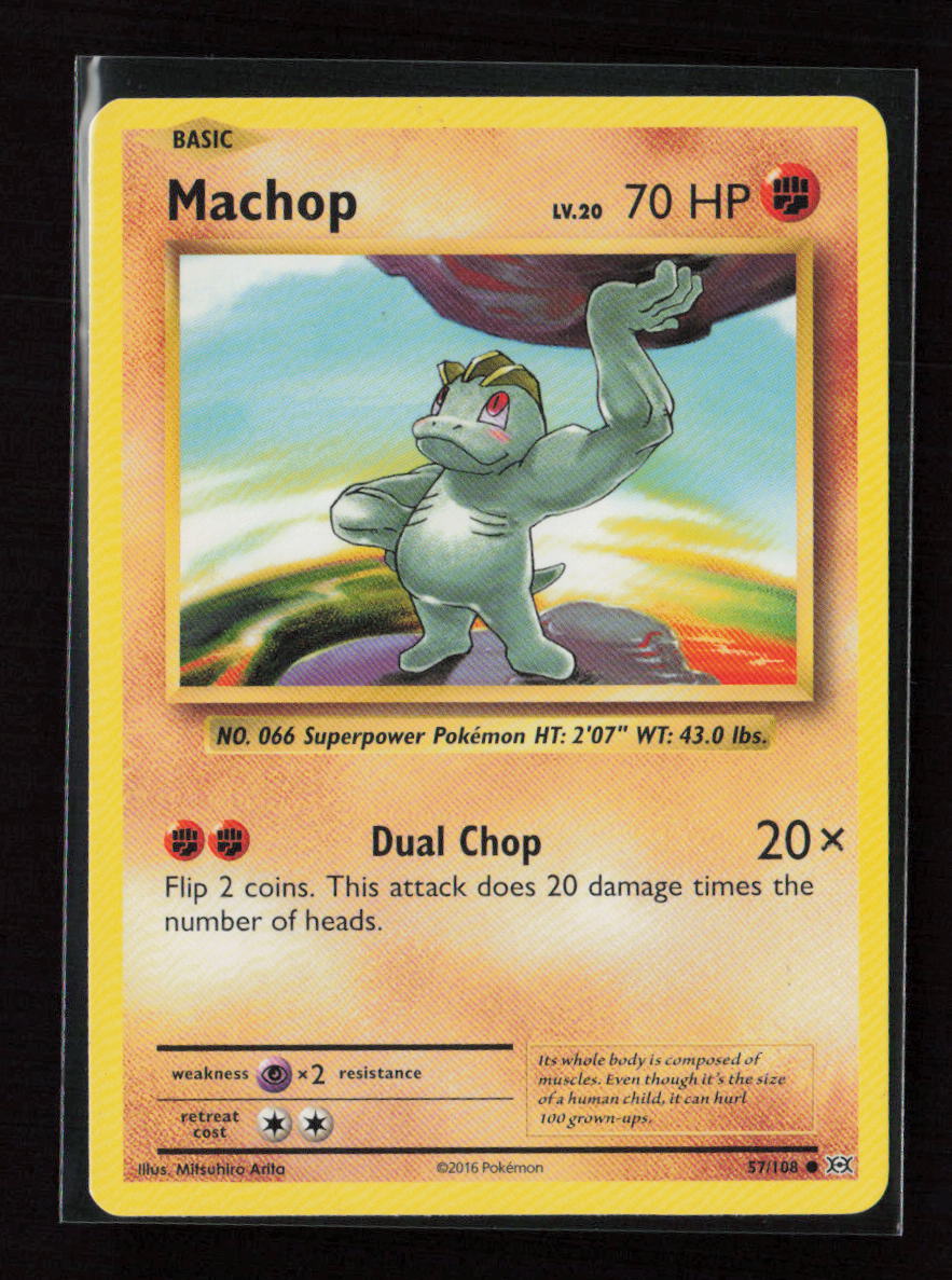 Machop Common XY - Evolutions 57/108 LP