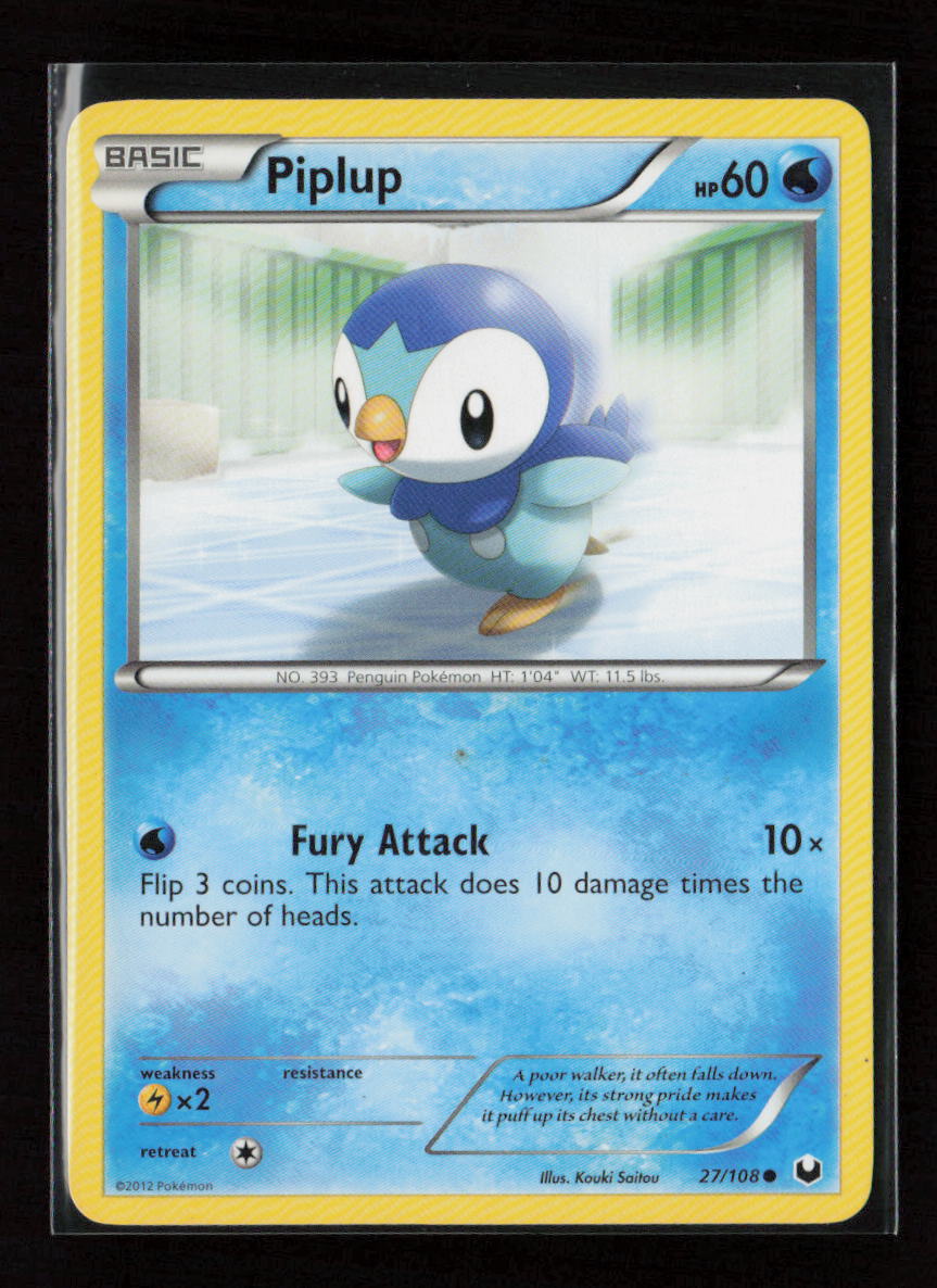 Piplup Common Dark Explorers 27/108 LP