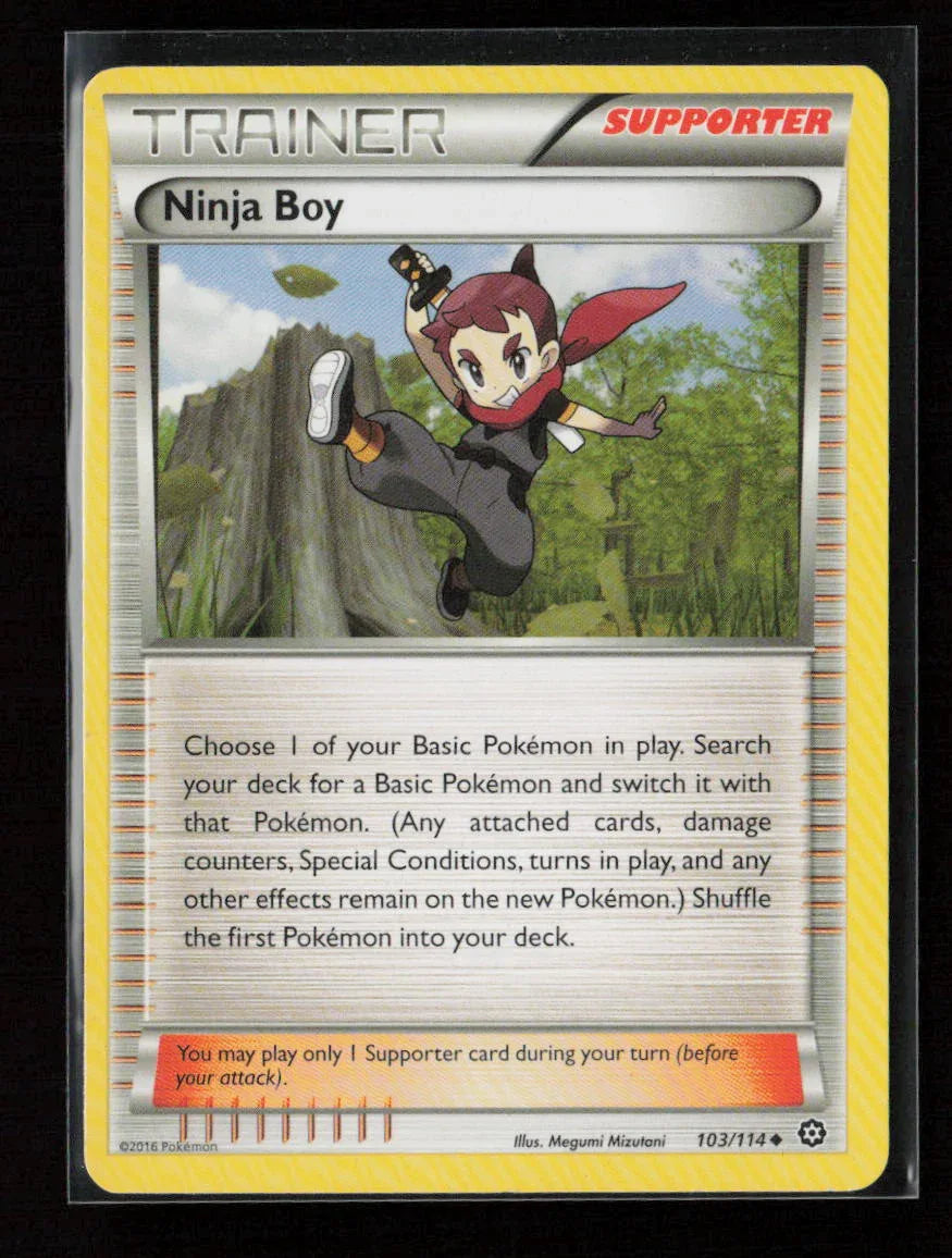 Ninja Boy Uncommon XY - Steam Siege 103/114 NM - Kang's Collectibles