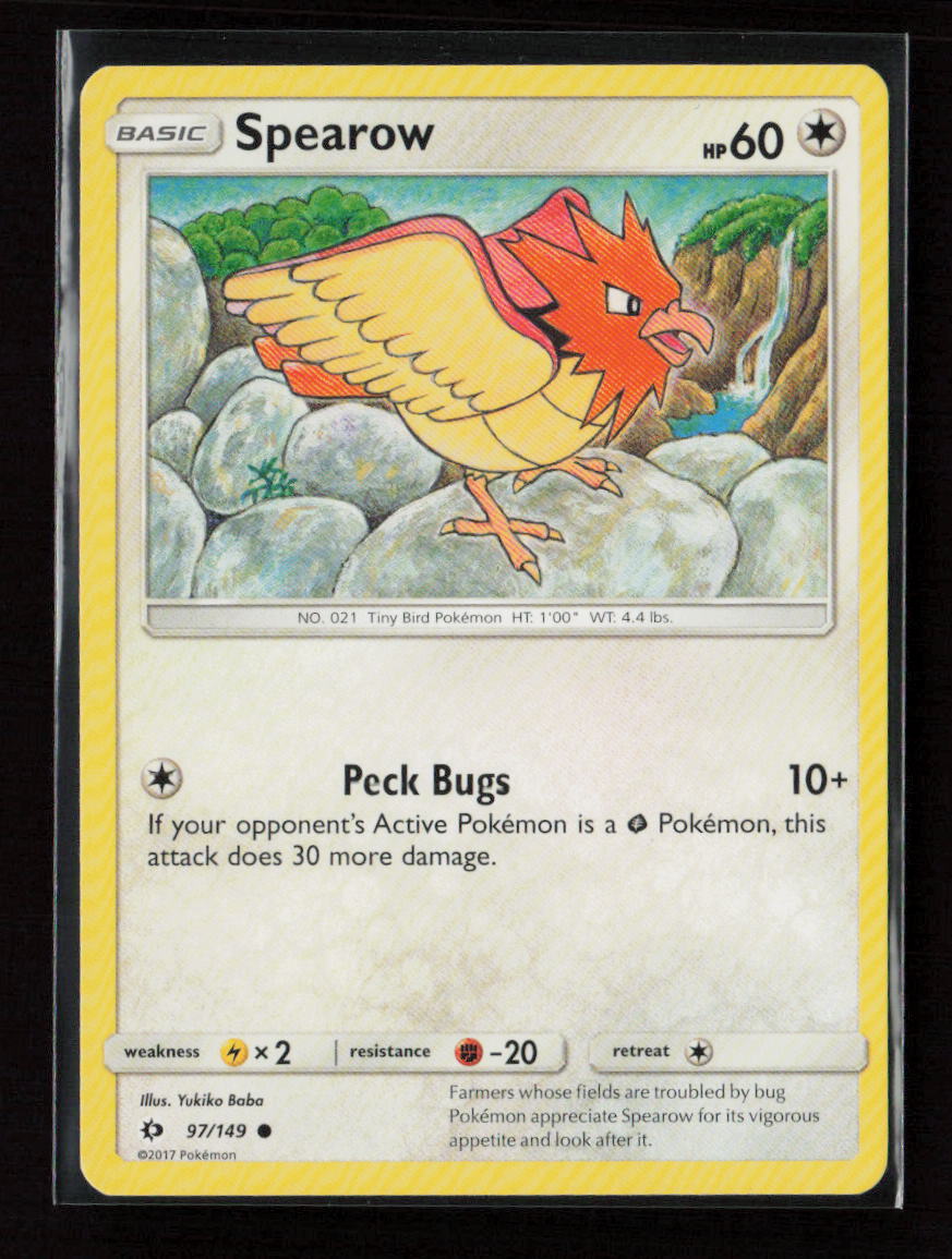 Spearow Common SM Base Set 97/149 LP