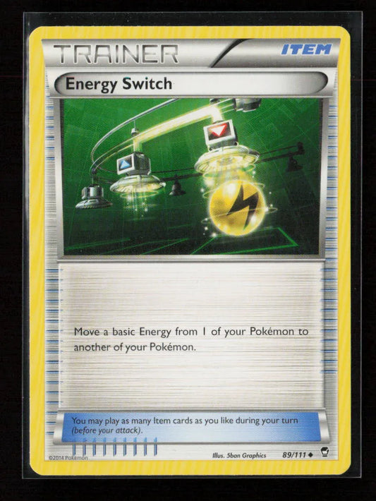 Energy Switch Uncommon XY - Furious Fists 89/111 LP - Kang's Collectibles