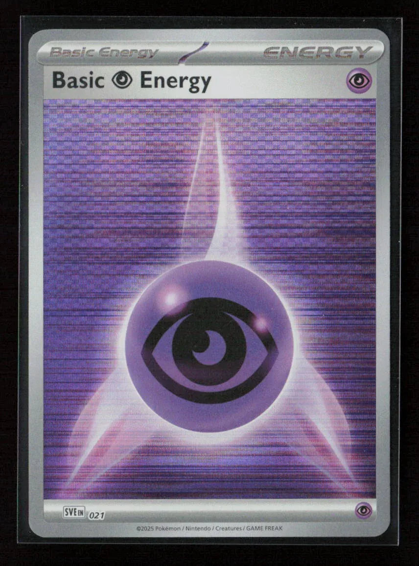 Basic Psychic Energy - Common SVE: Scarlet & Violet Energies 021 NM - Kang's Collectibles