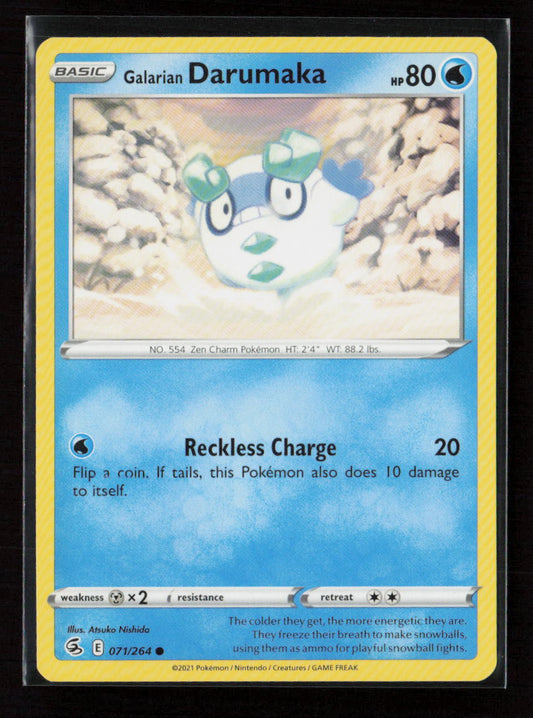 Galarian Darumaka Common SWSH08: Fusion Strike 071/264 LP