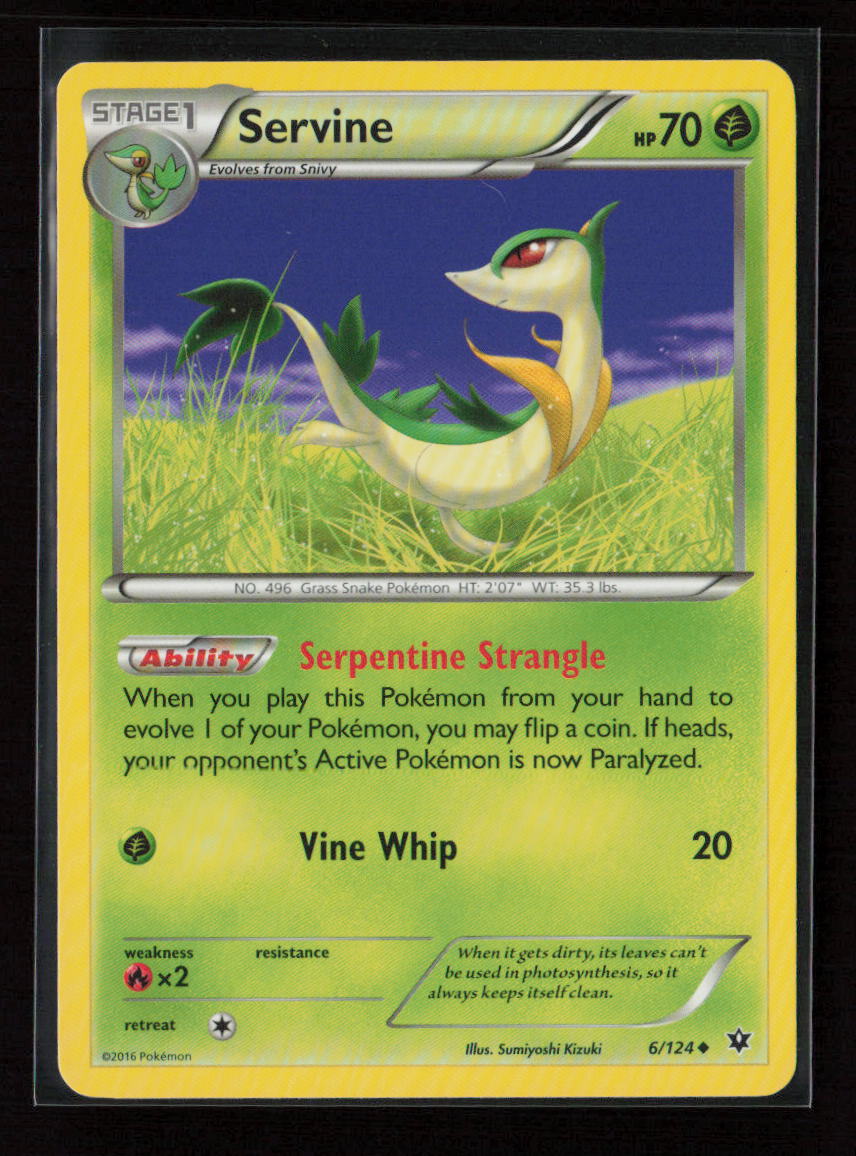 Servine Uncommon XY - Fates Collide 6/124 LP