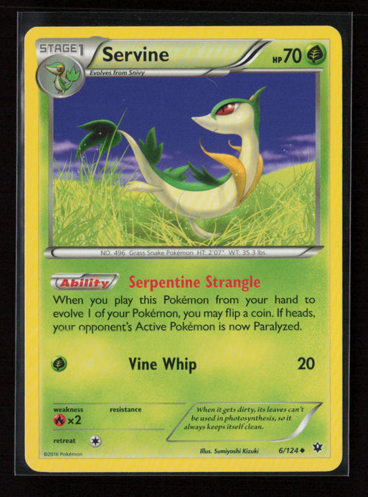 Servine Uncommon XY - Fates Collide 6/124 LP