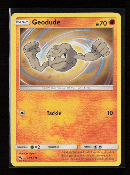 Geodude Common Hidden Fates 33/68 NM