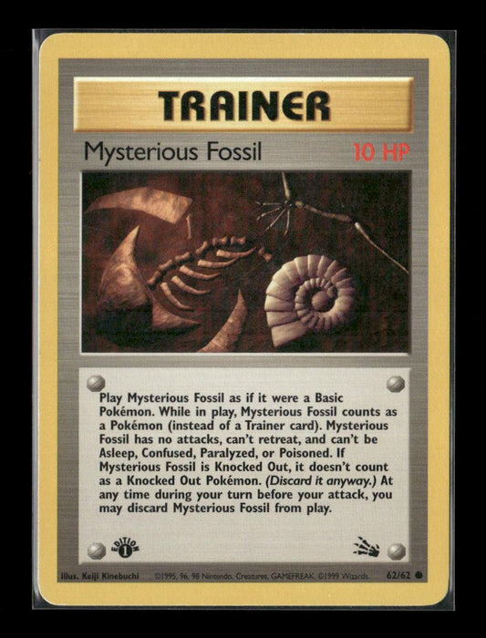 Mysterious Fossil Common Fossil 62/62 LP - Kang's Collectibles