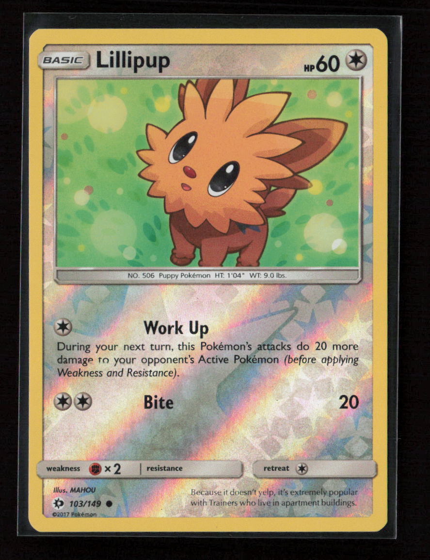 Lillipup Common SM Base Set 103/149 NM