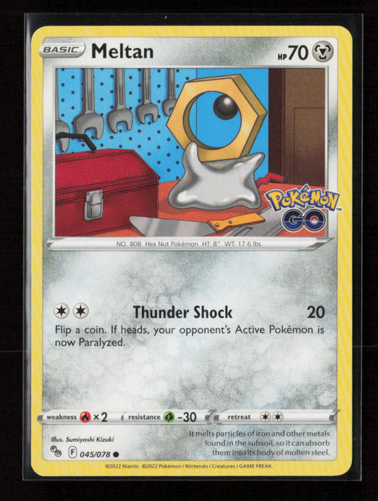 Meltan Common Pokemon GO 045/078 NM