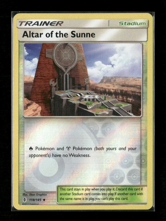 Altar of the Sunne Uncommon SM - Guardians Rising 118/145 LP - Kang's Collectibles