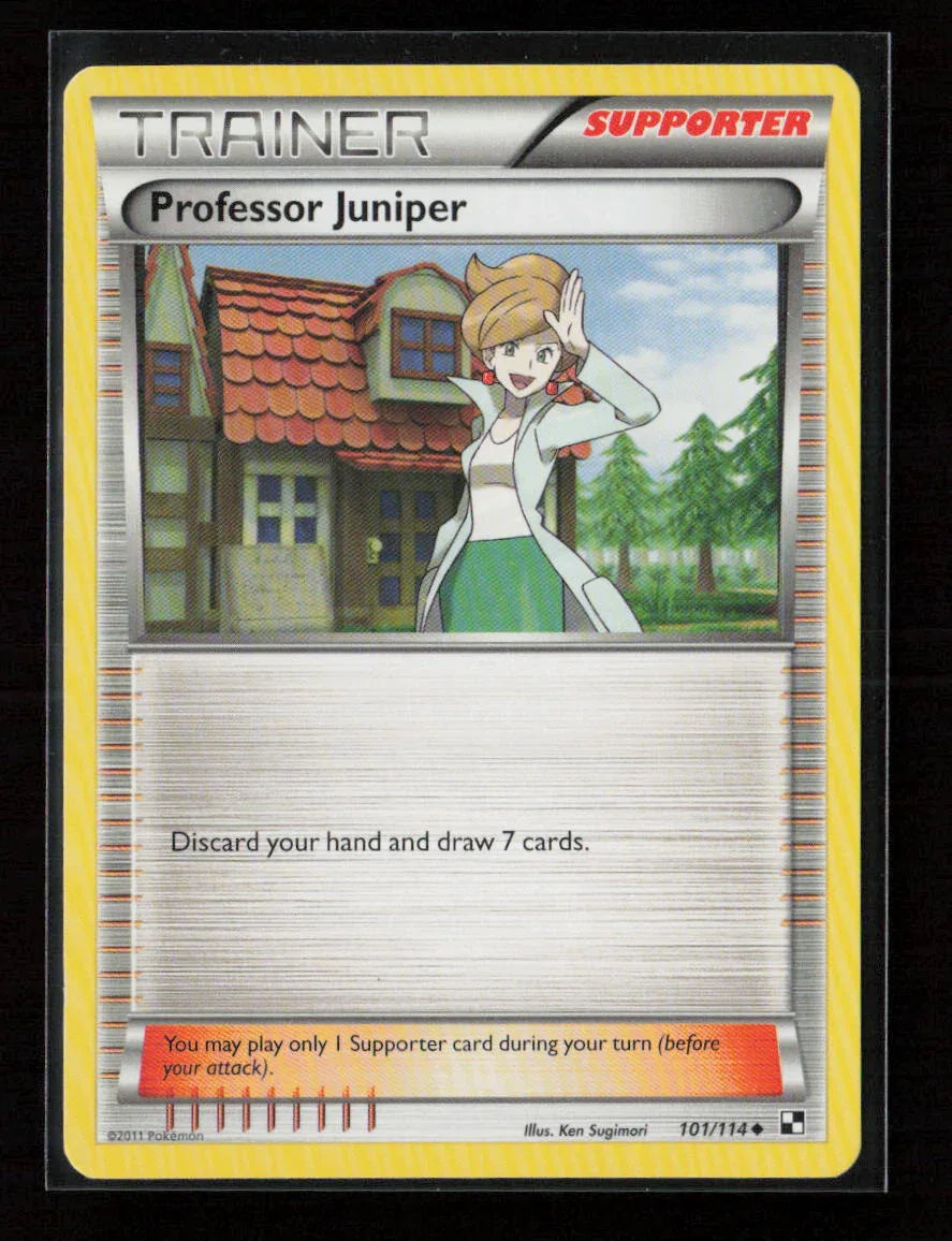 Professor Juniper Uncommon Black and White 101/114 NM - Kang's Collectibles